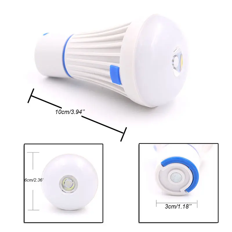 

Portable Mini LED Bulb Hanging Camping Tent Light 4 Modes Torch Outdoor Fishing Lantern EDF88