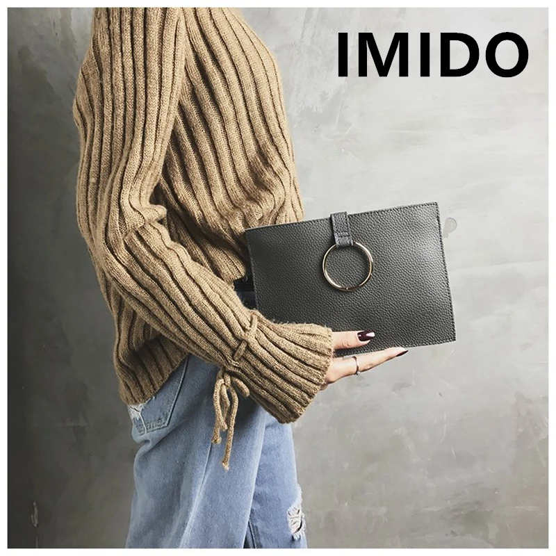 IMIDO 2019 летний бренд большая емкость PU ручная работа Повседневная модная