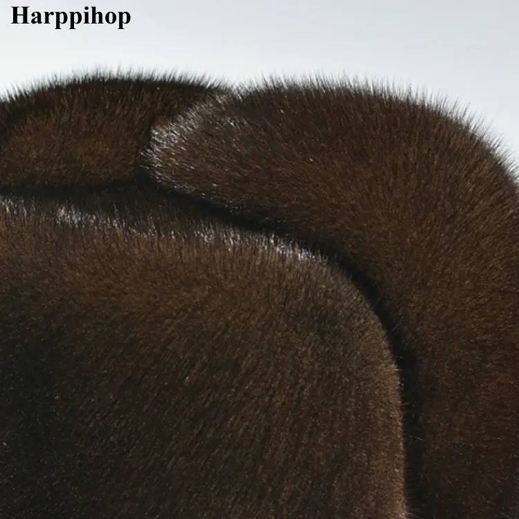Autumn and winter mink fur casual the elderly mink hat fur hat lei feng hat for man mad bomber trapper hat