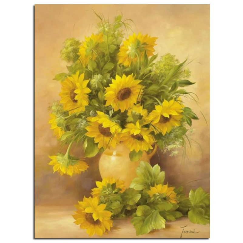 Diamond embroidery sunflowers 5d picture of rhinestones embroidery