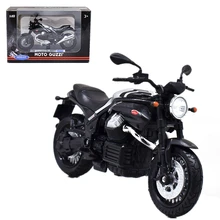1:18 Welly Moto Guzzi Griso 1200 8 V SE мотоцикл модель велосипеда игрушка черный серебристый