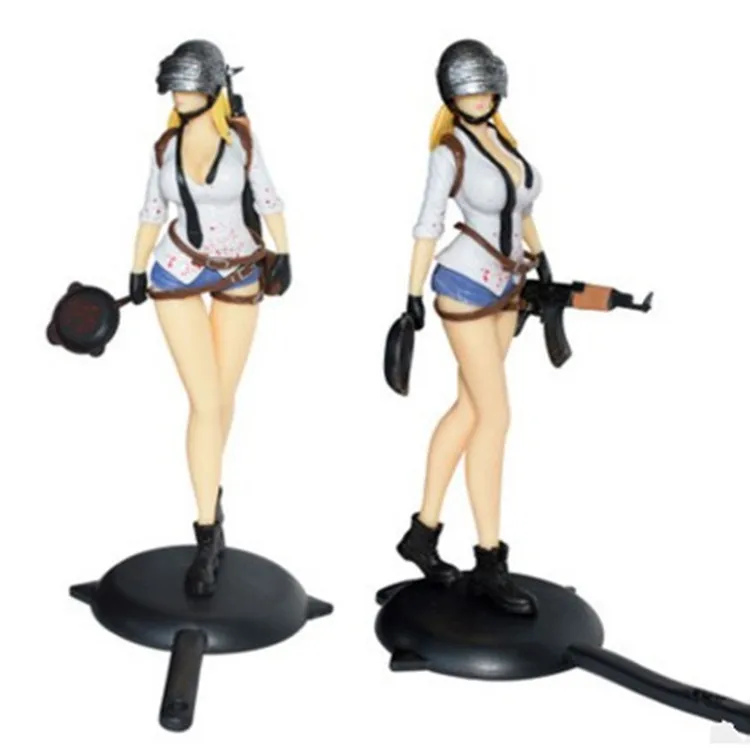  Eating Chicken Model Character Car PUBG Handheld Car Interior Jewelry Set Up Car Decoration