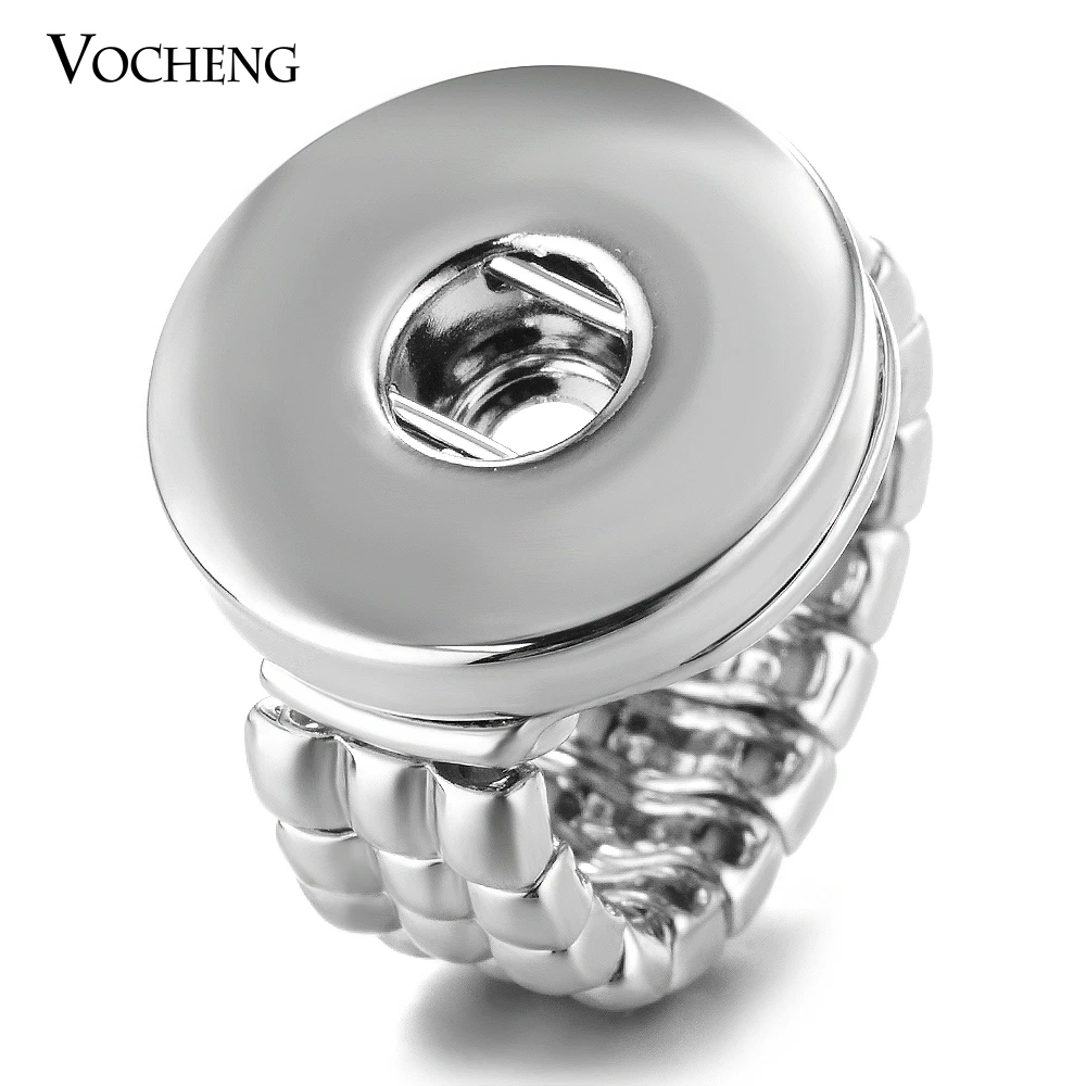 18 мм Кнопка имбиря ювелирных изделий 10 шт./лот модные эластичные веревки стиль свободный размер кнопка кольцо VH-001* 10