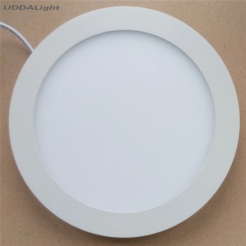 

round ceiling 24w led panel 300mm cutout 275mm white/warm white 3 color temperature ajustable 40% off