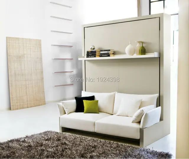 High Quality Folding Wall Bed Hidden Murphy With Sofa High Quality Folding Wall Bed Hidden Murphy With Sofa E Saving