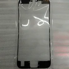 10 шт./партия Черный Белый Передняя рамка с горячим клеем для iPhone 6s 4,7 дюймов ЖК средняя рамка Корпус части хромированный держатель экрана