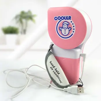 

Comfortable sleep Cooler Fan Snowman Palm Air Conditioner Mini Fan Usb Battery Aromatherapy Mosquito Free Durable Portable