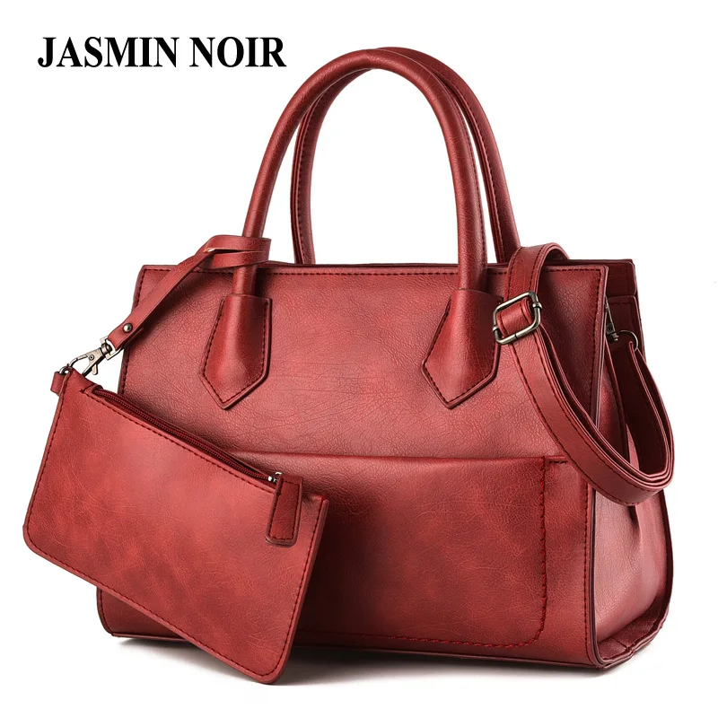 

2017 Business Style Women Dual Functions Big Tote Handbag Lady High Quality PU Composite Bags Female Dating Zipper Messeger Bags