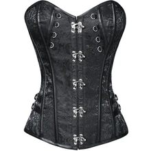 Gothic Steampunk bustier corset Gothic clothing corsets waist trainer slimming shaper corset body shapers slimming waist control corzzet high waist gothic corset set steampunk corset dress mermaid style corset dress set summer waist trainer corset
