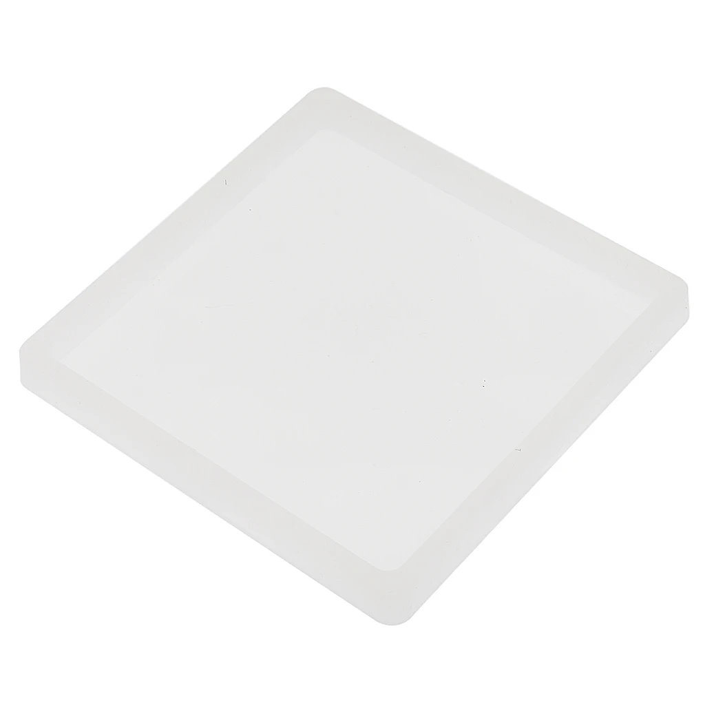 Jewelry Silicone Mold Square Shapes, for Polymer Clay, Crafting, Resin Epoxy, Pendant Earrings Making, 4 inch(9.8cm), 1 in Set