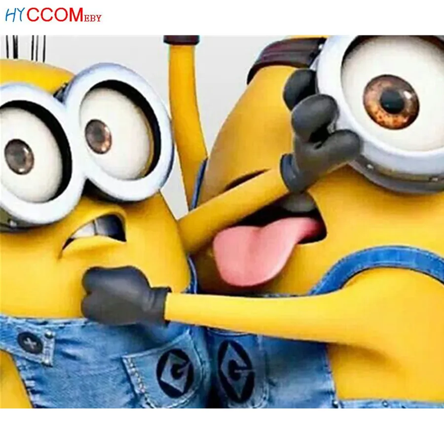 

5D Diy Diamond Painting Full Square Cartoon Minions Diy Craft Diamond Embroidery Cross Stitch 3D Mosaic Home Decor Accessories