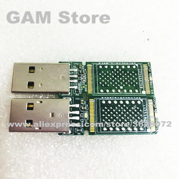 DIY U диск PCB USB 2,0 LGA70U для iPhone 6S 6SP 7 7P PCIE NAND флэш-чип стать большой быстрой скоростью USB флэш-диск программист