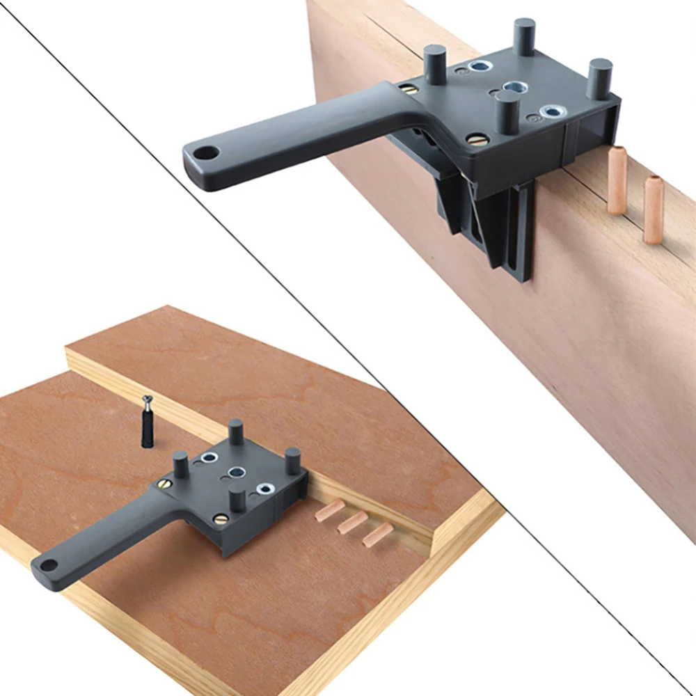 Дюбель для деревообработки джиг 6 8 10 мм Дерево HSS деревообрабатывающие сверла ABS пластиковые карманные отверстия патрон бура направляющий инструмент для столярных работ