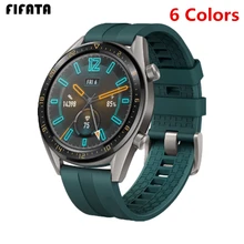 FIFATA 22 мм Смарт-часы ремешок для huawei часы GT активный ремешок силиконовые полосы спортивный браслет для Honor часы Волшебные Наручные Ремни