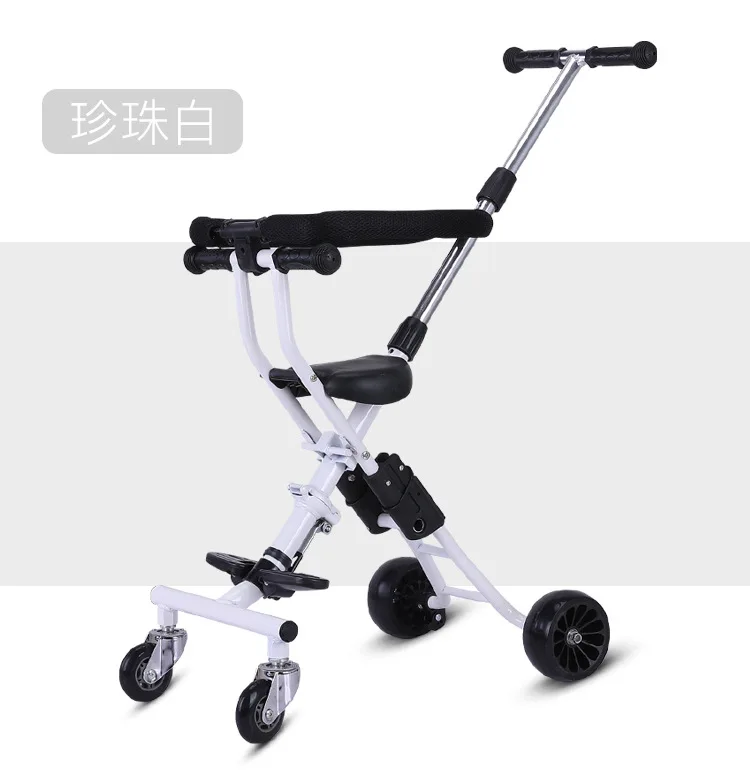 Портативный складной bebe micr trike xl мини-тележка трехколесный велосипед 1-6 детские прогулочные вагоны детские тележки светильник скутер корзина