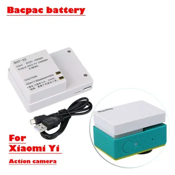 

New for Xiao mi Yi 2400mAh Yi Camera External bacpac Battery for Xiaomi Yi sport camera accessories