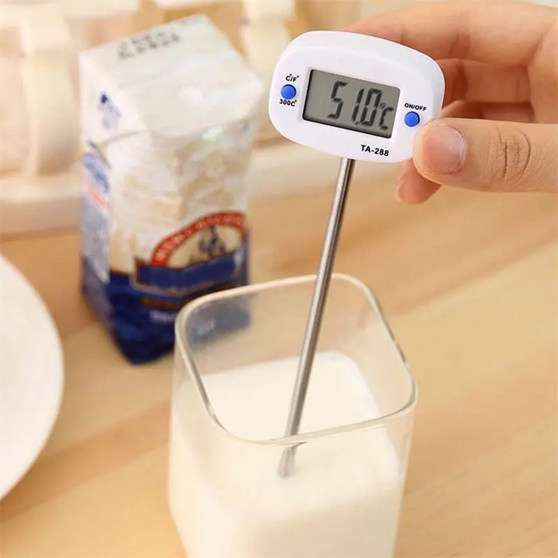 

Upspirit Digital Food Thermometer for Meat Water Milk Cooking Electronic Instant Read BBQ Grill Probe Kitchen Tool Accessories