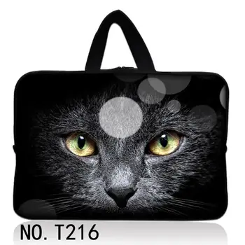 

Black Cat Cute 17" 17.3" 17.4" Soft Neoprene Netbook Laptop Carry Sleeve Bag Case Pouch Cover