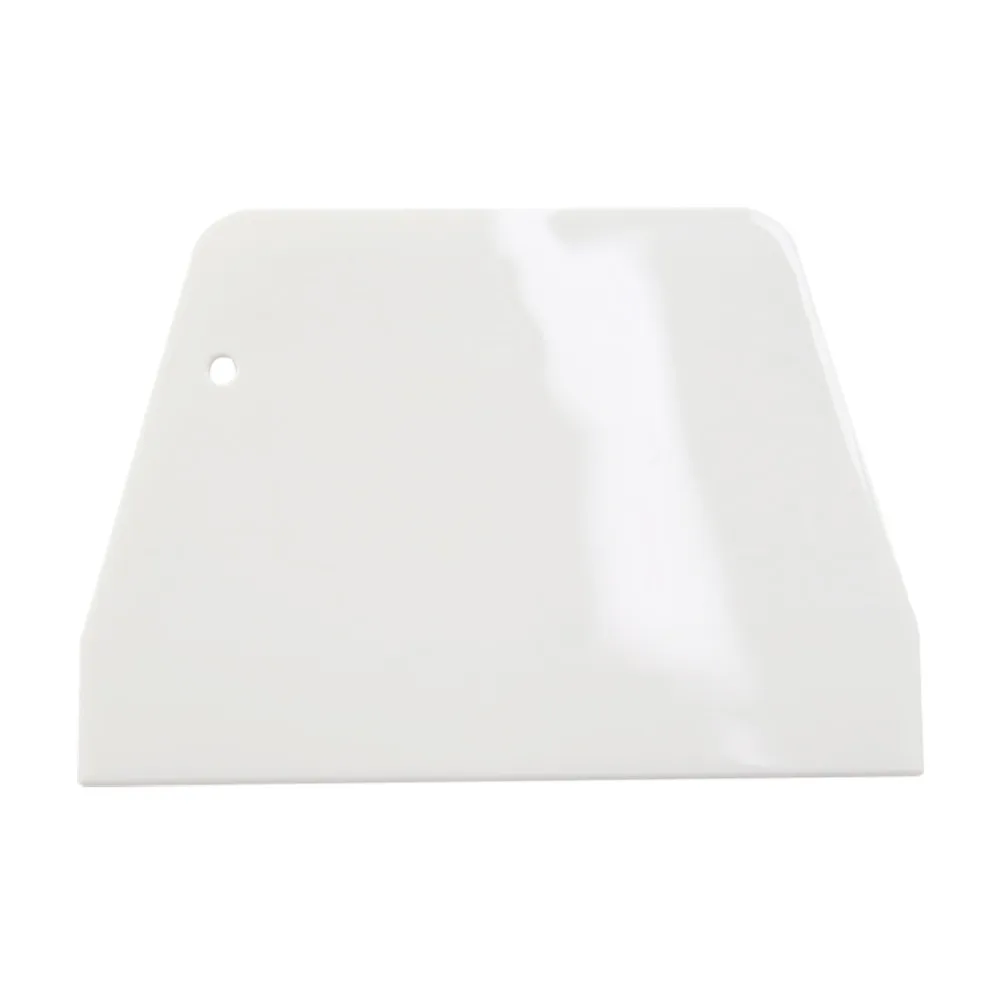 

Trapezoidal Plastic Scraper White Trapezoidal Pastry Dough Scraper Cutter Plastic Baking Cake High Quality Kitchen Tools