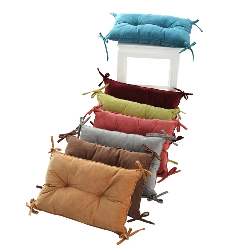 

Thick Cushion Mattress Sofa Office Chair Cushion Home 28x48cm Rectangle Soft Comfortable Cushions for Chair Floor Room Decor