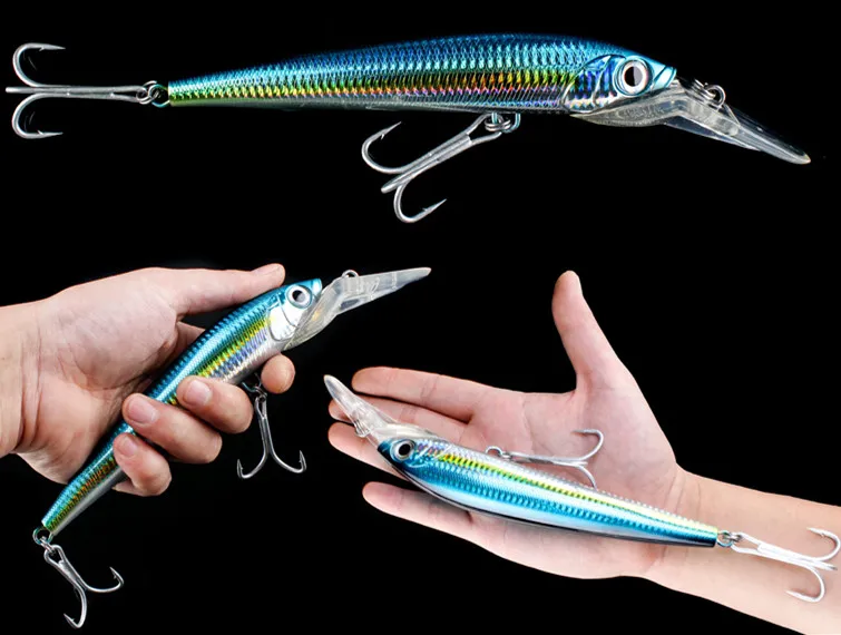 Ufishing приманка на крупную рыбу, гольян, 18 см, 83 г, длинная приманка для подледной рыбалки, 1 шт./партия, хорошее плавание, искусственная наживка