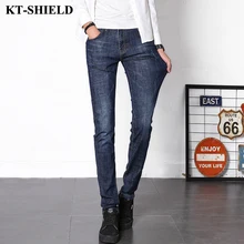 Новый дизайн Джинсы Мужчины Моды Случайные Джинсовые Мужчин Slim fit джинсы Брюки Темно-Синие Прямые Длинные Брюки Мужчины Марка Мотоцикла джинсы