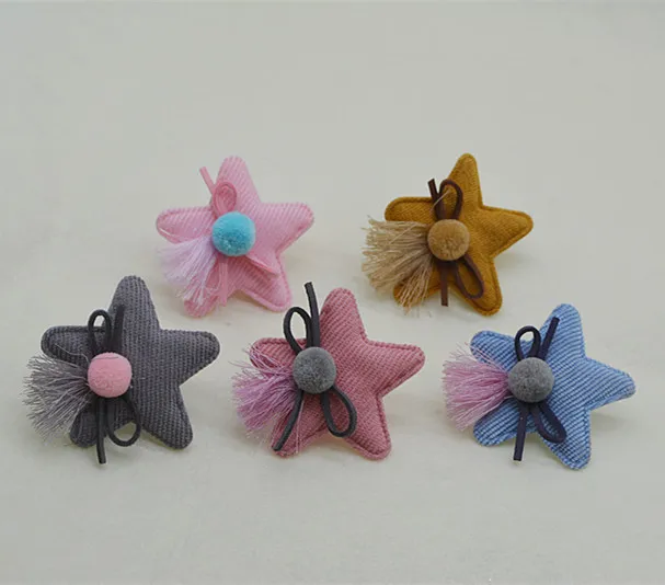 

Sew on 6.5cm 10pcs/lot shiny star Padded Patches Appliques For Clothes Sewing Supplies Decoration free shipping
