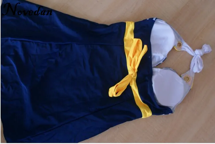 DB24115 one piece swimsuit dress-4