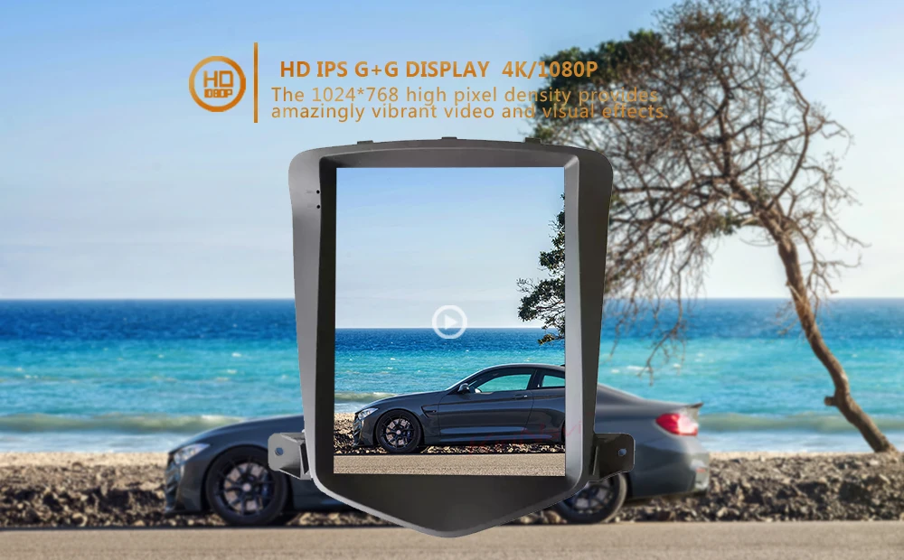Sale KiriNavi Telsa Style Vertical Screen 10.4‘’ 2 din Android 7.1 radio car multimedia For Chevrolet Cruze dvd automotivo head unit 2