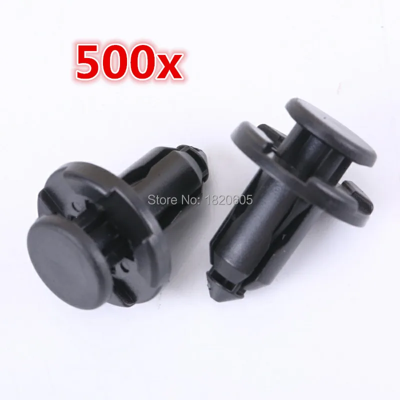 500pcs Bumper Engine Cover Fender Grille Clips 11mm Hole Clip for