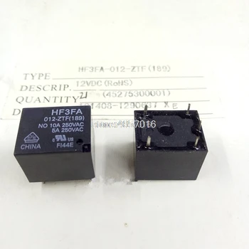 

5pcs/Lot HF3FA 012-ZTF (189) T73-1C-12V Universal 5-pin -10A