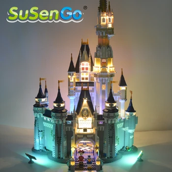 

SenSuGo Led Light Kit For 71040 Cinderella Princess Castle Toys Building Model Block 16008 30010 Lighting Set ONLY
