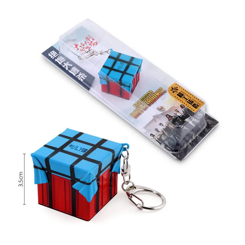Hot PUBG playerunknown's Battlegrounds Airdrop bag Cosplay Accessories Pendant Keychain gift collec