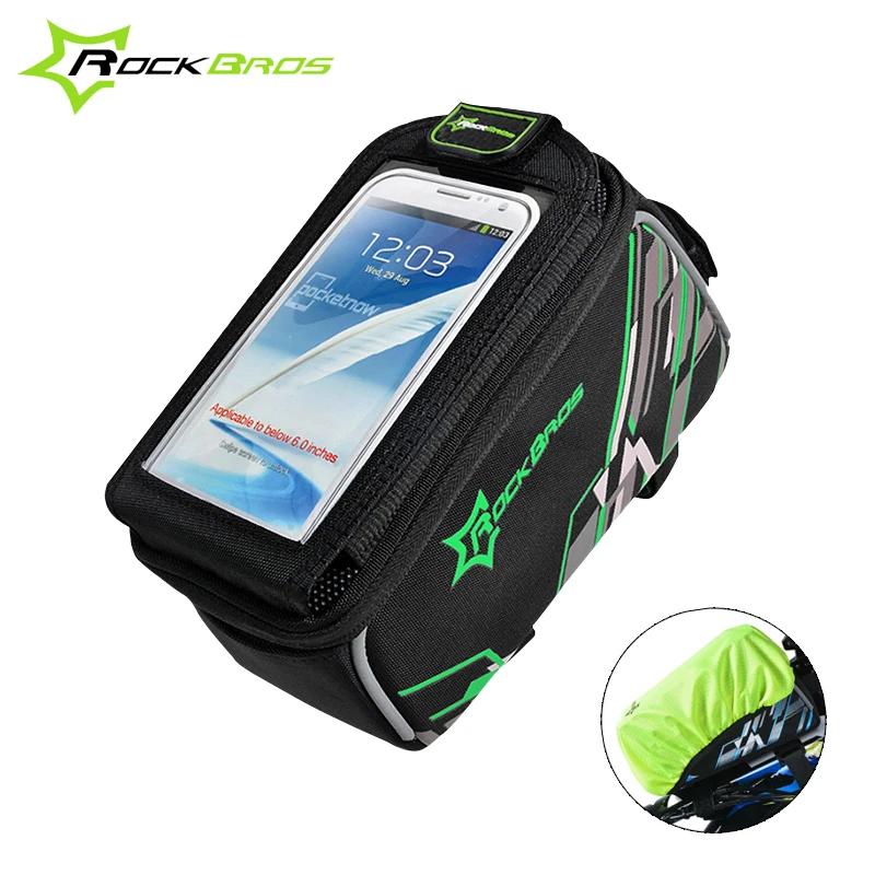 Koop ROCKBROS Fiets Accessoires Touchscreen Fiets Tassen amp; Fietstassen Fiets Kofferbak Tas Fietsen Wheel Bag Bike met Regenhoes