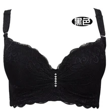 Бюстгальтер большого размера, регулируемый, пуш-ап, с боковой сборкой, с кружевом, мм, формирующий C, большая чашка D, большая чашка E, нижнее белье