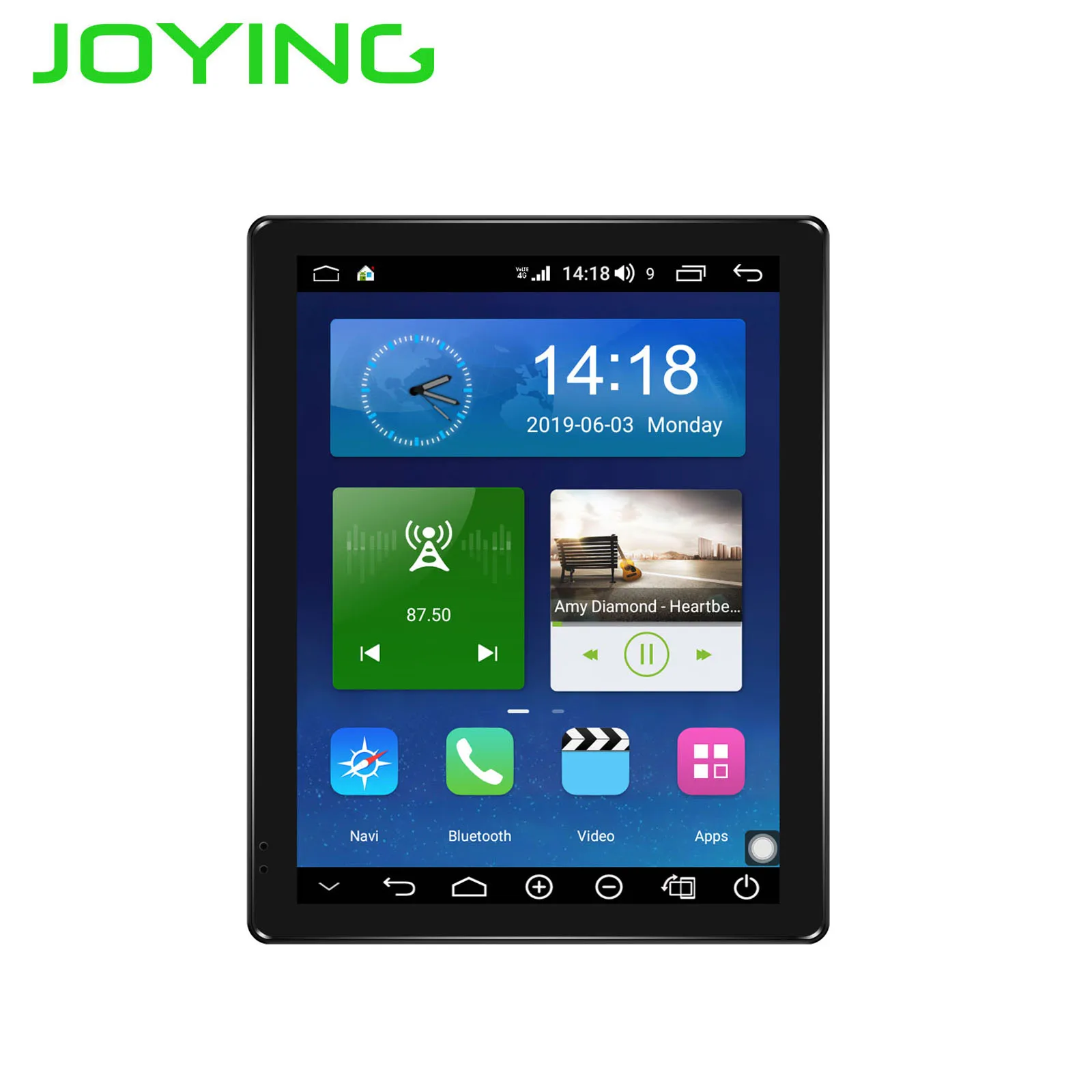 Best JOYING 9.7" Vertical Screen 4+64G ROM Android 8.1 Universal Car Stereo Display Bluetooth Multimedia 2 din Car Radio Head Unit 3