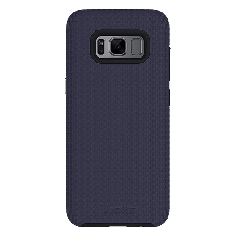 Чехол для телефона toyko X Guard для samsung Galaxy S8, чехол с амортизацией 2 в 1, чехол из ТПУ с двойной защитой, гибридный прочный Чехол - Цвет: Dark Blue and Black