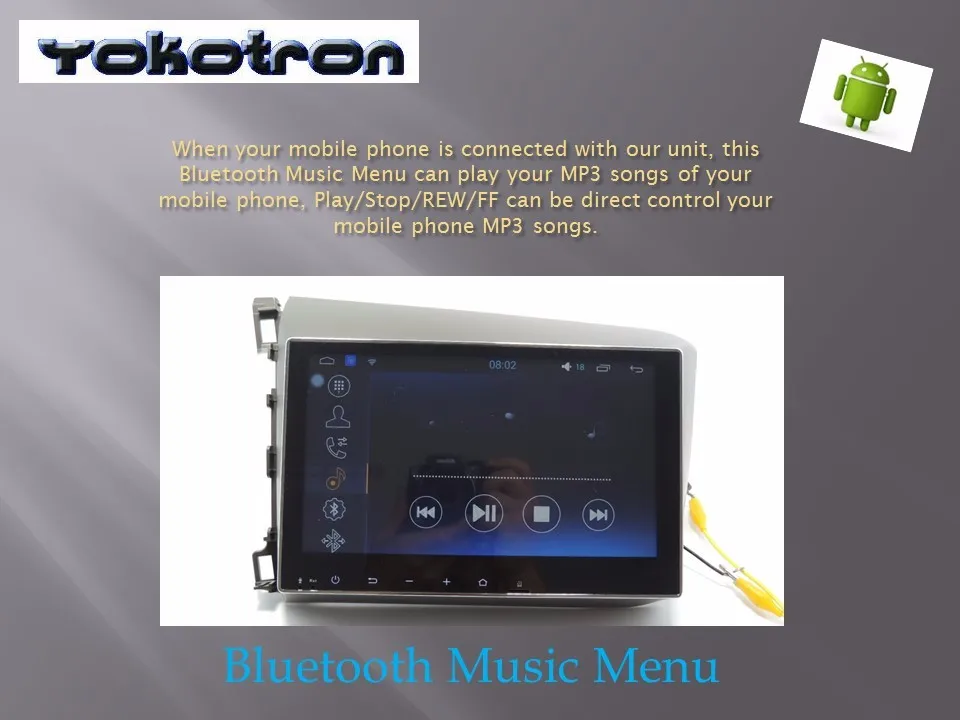 Bluetooth Music Menu