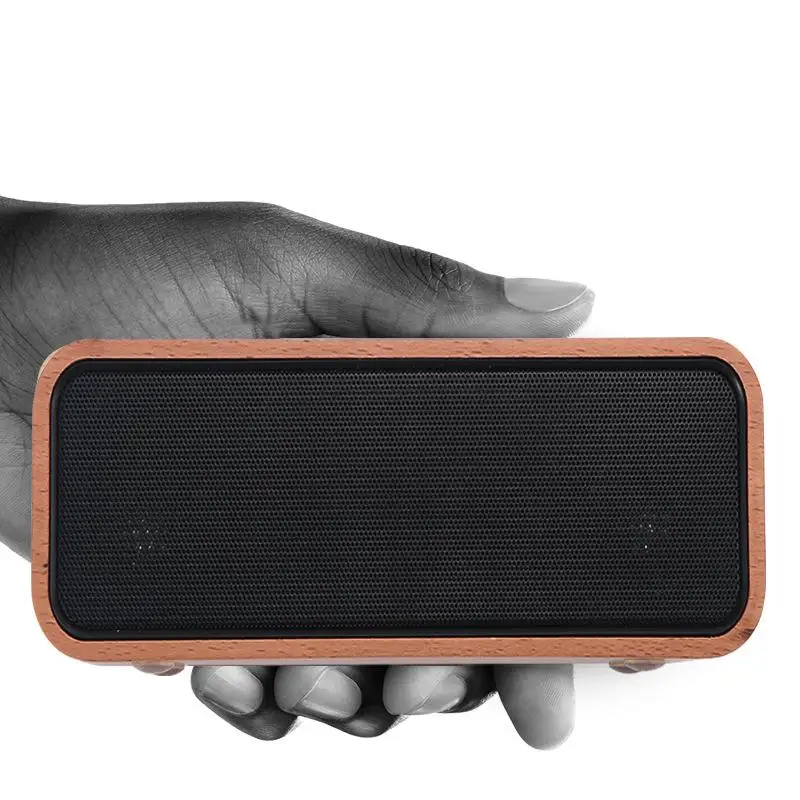 

New Ure Solid Wood Bamboo Fm Radio Bluetooth Wireless Speaker Tf Card Reader Soundbar with Subwoofer YYS-S18