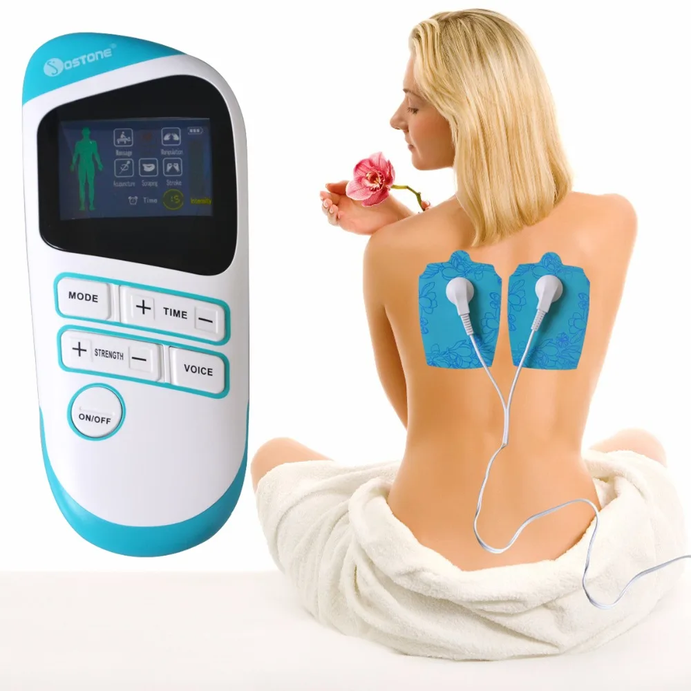 Professional Multi-function Electronic Voice Massager Digital Meridian Therapy Massager Device Body Neck Back Health Care Tool