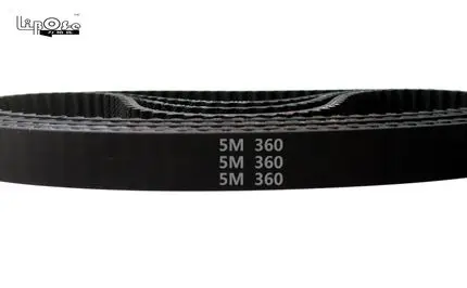 

5 piece/pack HTD5M timing belt 360-5M-15 Teeth 72 Length 360mm Width 15mm rubber closed-loop 360 HTD 5M S5M Pulley high quality