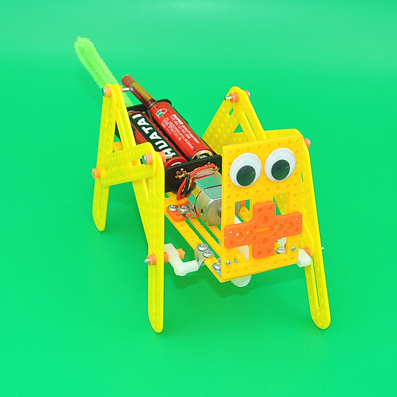 DIY Robot Dog Model Science Expriment Toy Children Teaching Aid Kids Creativity Steam Educational A - 32981886153