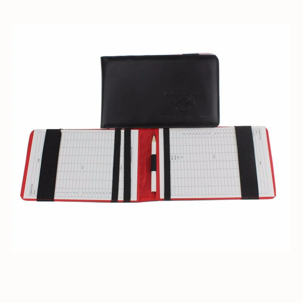 Custom Logo 2015 most Popular Golf Score Card Holder Easy Carry Golf Gifts for friend wholesale 