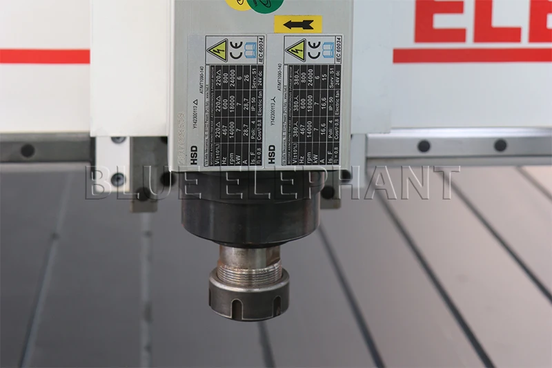 hsd air cooled 7kw of 1325 wood working cnc machinery with 7kw hsd spindle