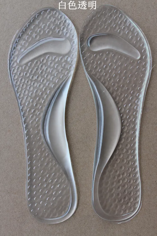 Shoes Insoles 1 Pair Gel heel insert 3/4 Lady Shoe Pad With Non Slip