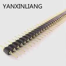 

10pcs 1x40 Pin 2.54 Round Male Pin Header connector