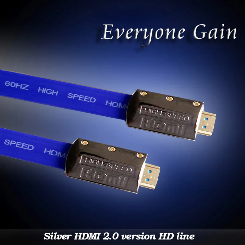 DH-018-Y HDMI 2.0 Version Cable Male-Male Silver Plated for HDTV 1080P 2K 4K 3D Ethernet Color |