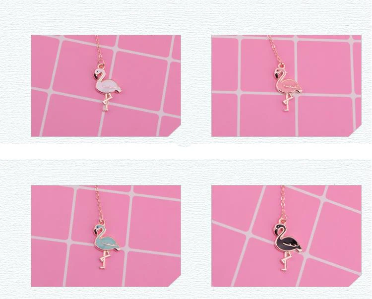 1 шт Закладка в виде фламинго канцелярские милые новые закладки для книг Kawaii подарок для учителя Корейская мультяшная металлическая Закладка