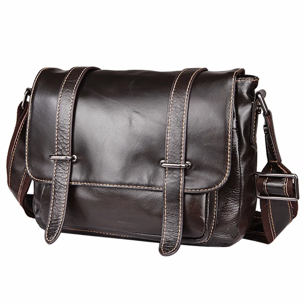 Fashion genuine leather men/women messenger bag with high quality famous designer travel