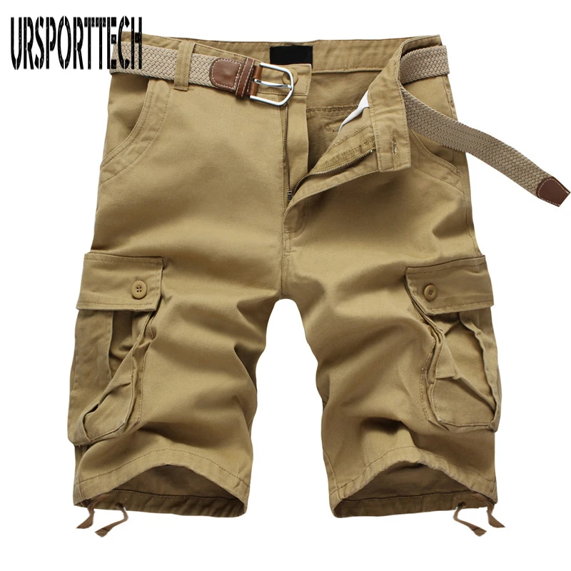 Мужские повседневные шорты мужские летние брендовые модные камуфляжные шорты мужские свободные карго шорты с большими карманами плюс размер